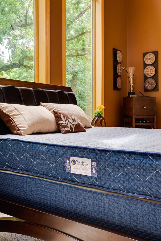 Natural Latex and Gel Memory Foam 12 Dual Firmness Mattress; one Side is Plush Natural Latex, Second Side is Firm Memory Foam (Queen 12 deep, 60 Wide, 80 Long)