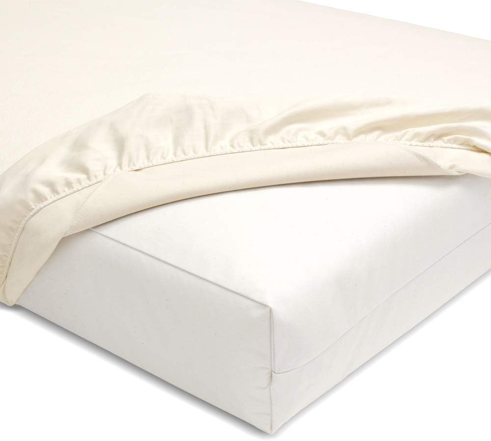 Naturepedic Organic Waterproof Baby Crib Mattress Pad, Removable Protector Pad for Baby and Toddler Beds, Fitted for Standard Crib Size
