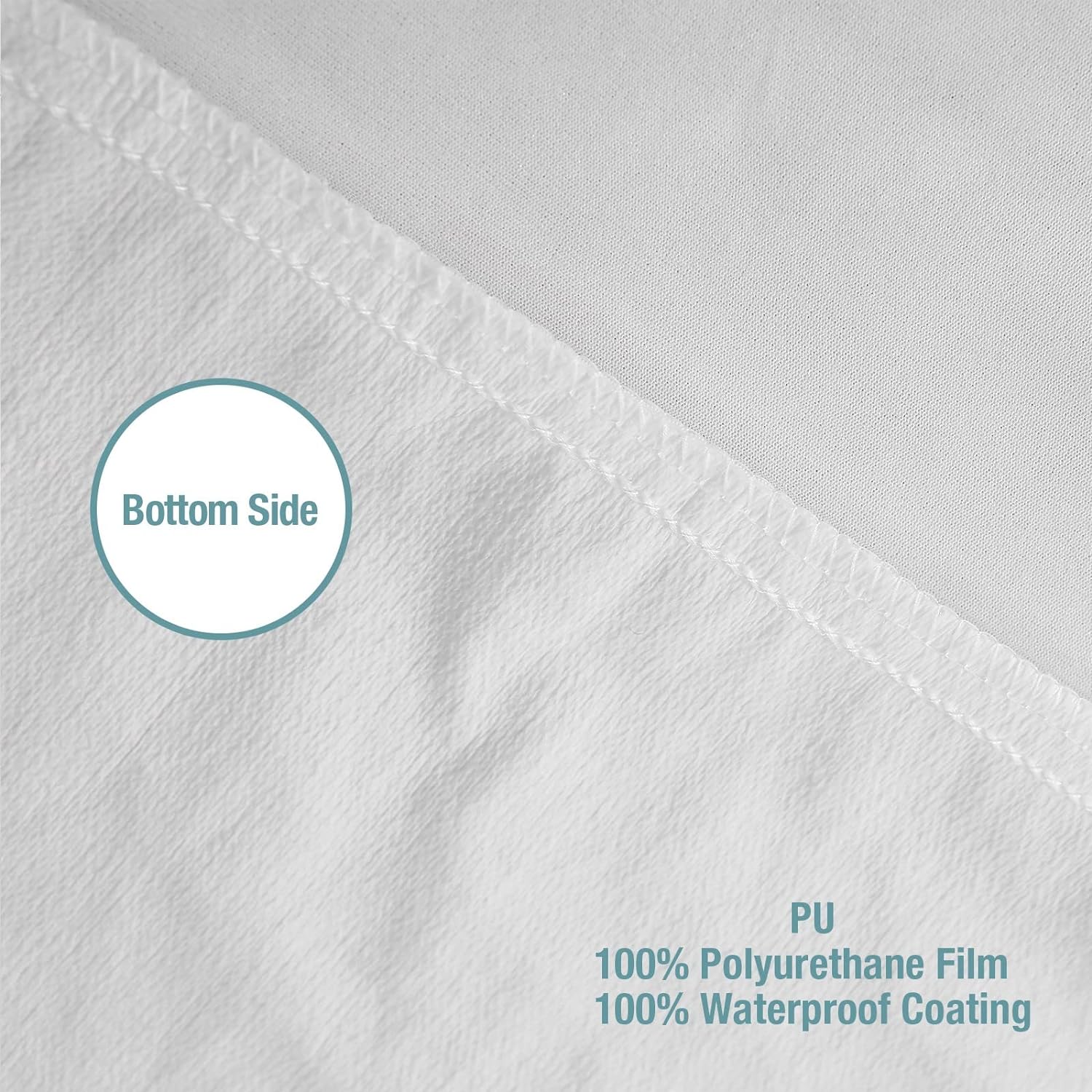 Queen Mattress Protector Waterproof Cotton Mattress Cover Pee Proof Liquid Proof Pet Incontinence Elderly Essentials Bed Cover Fitted Sheet Deep Pocket for 18