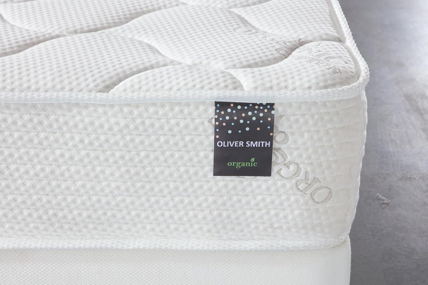 Oliver Smith - Organic Cotton - 10 Inch - Comfort Firm Sleep - Cool Memory Foam  Pocket Spring Mattress - Green Foam Certified