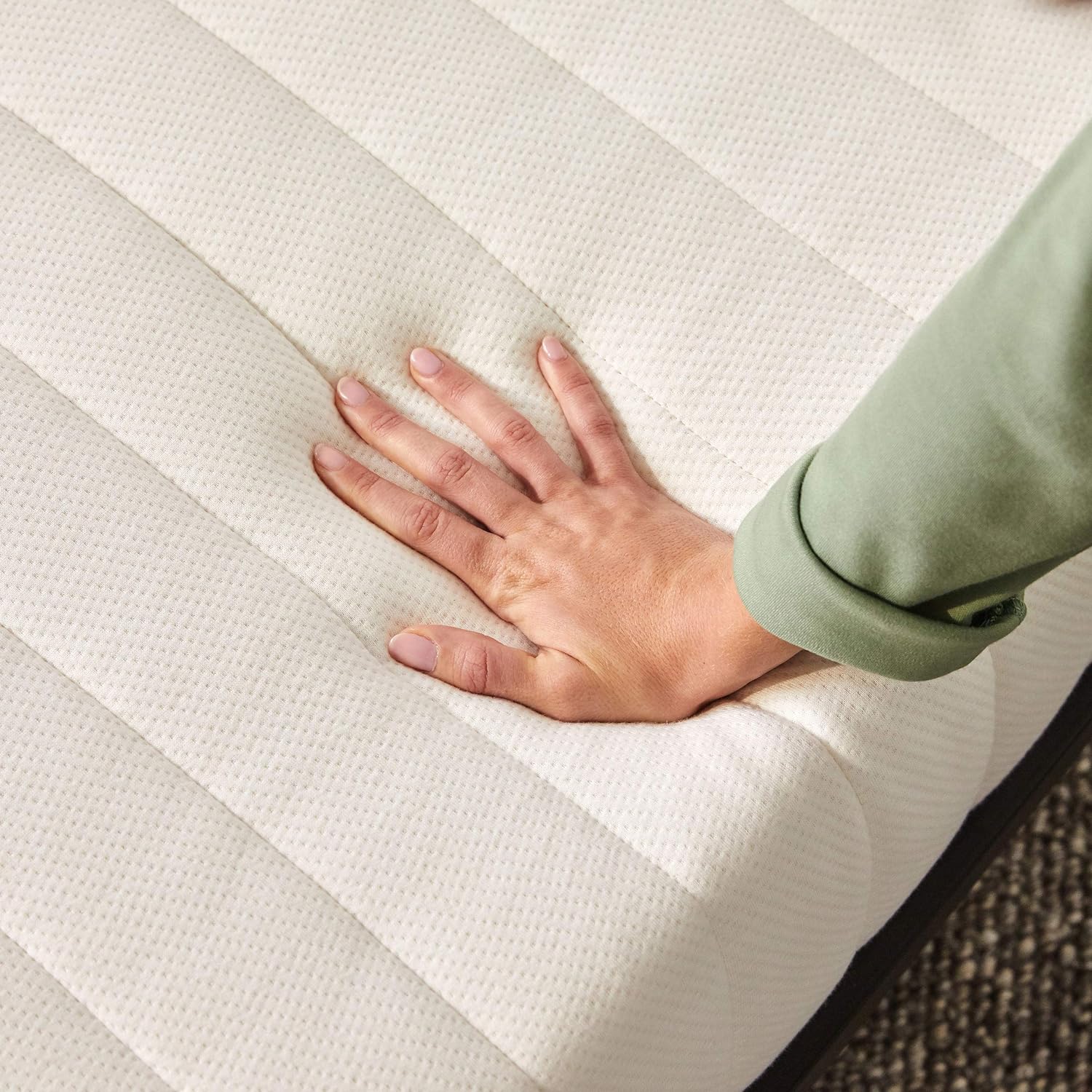 Pure Green Organic Latex Mattress - Medium Firmness - Twin